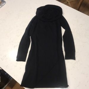 Athleta Black sweater dress